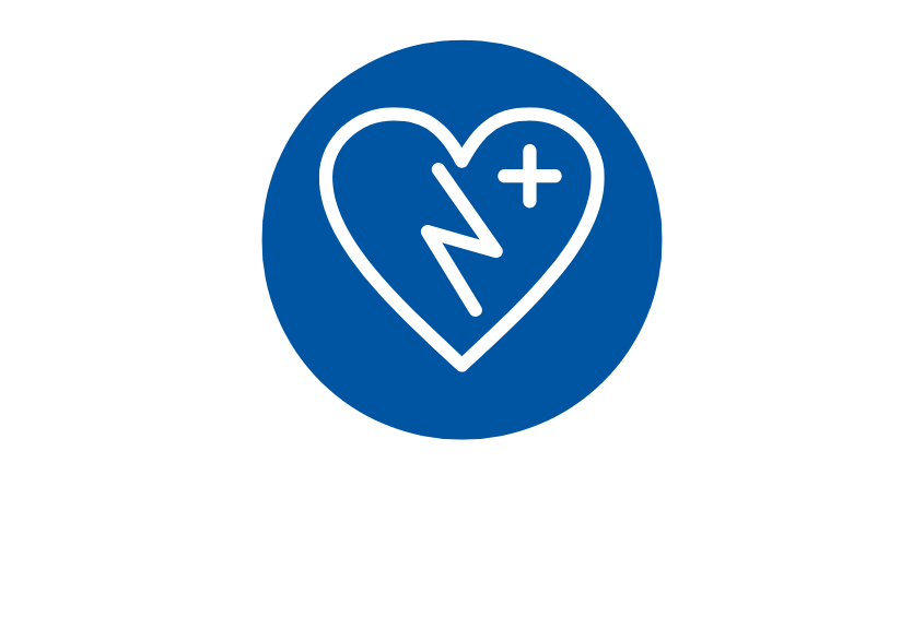 Icon graphic of a heart representing safety